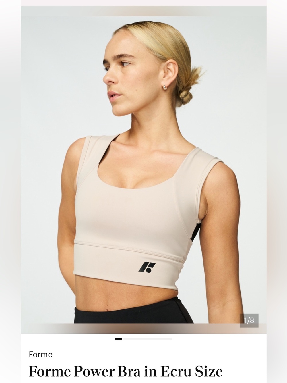 Forme Power Bra in Ecru size M